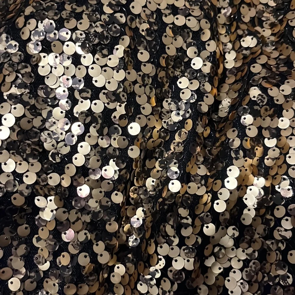 🔥🔥🔥 gold Ava & Viv gold sequin skirt - Picture 3 of 5
